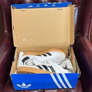 Adidas Samba XLG - Men’s size 11 White and Black Sneakers with Gum Sole BNIB!